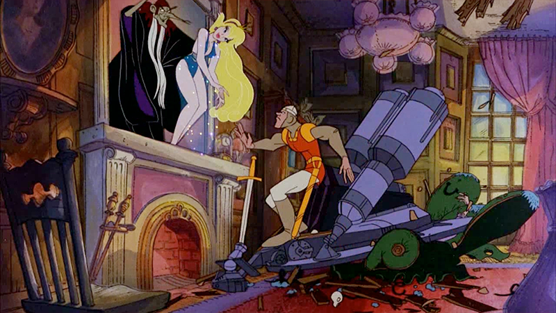The evil Mordroc kidnaps Princess Daphne