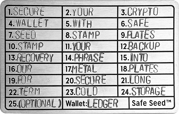 Steel Crypto Wallet