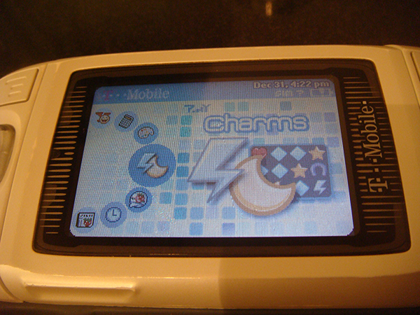 Tiny Charms on the T-Mobile Sidekick